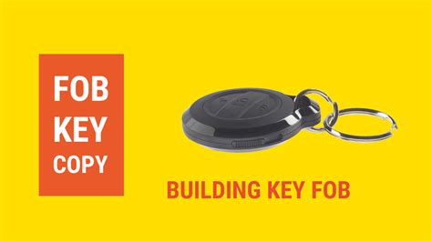 nfc key fob copy|duplicate key fob.